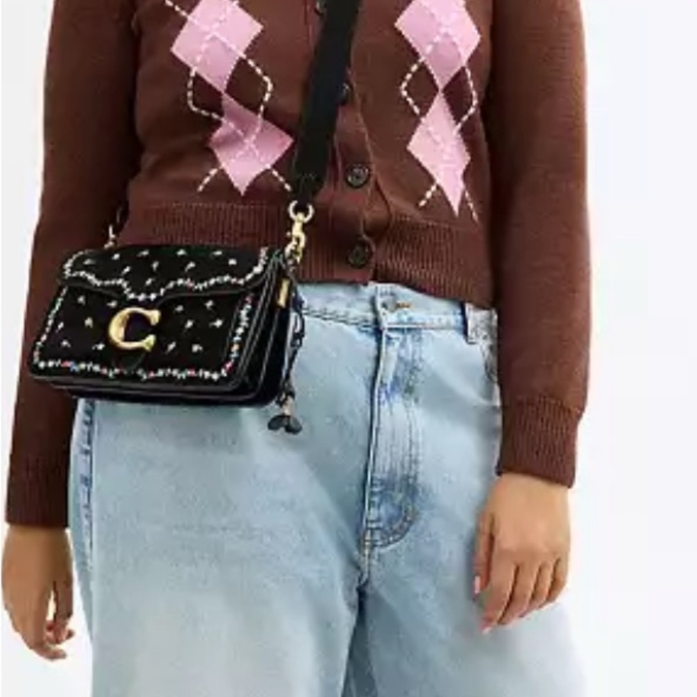 Coach Tabby 26 Shoulder Bag With Embroidered Ims International Exclusive - Picture 6 of 17